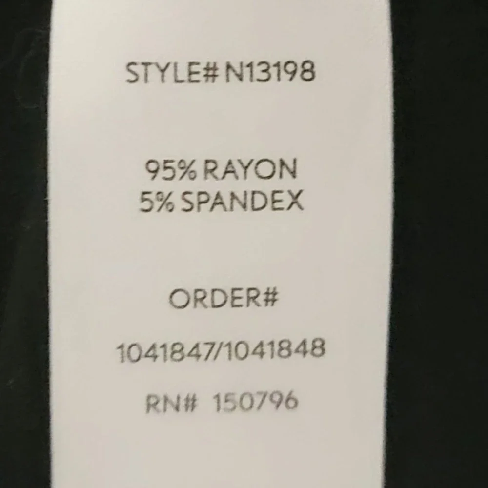 M Charlotte Russe grommet collar cut out tee short sleeve v tail black goth - Picture 10 of 10